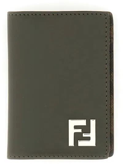 FENDI FENDI CARD HOLDER "SQUARED FF"