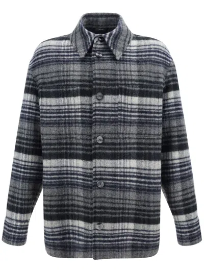 FENDI CHECKED GO TO SHIRT JACKET