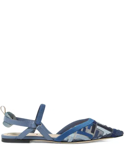 FENDI COLIBRI LITE SLINGBACK SANDALS