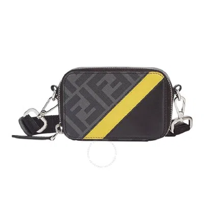 FENDI FENDI DIAGONAL COMPACT SHOULDER BAG