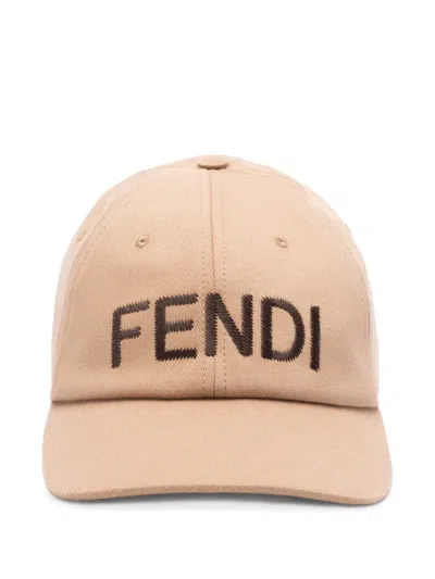 FENDI COTTON BASEBALL CAP