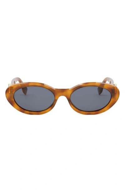 FENDI 'FENDI DIAMONDS 53MM OVAL SUNGLASSES