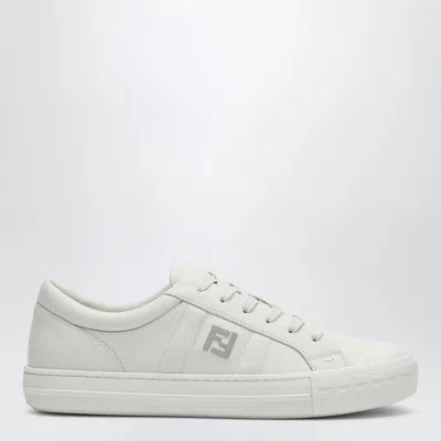 FENDI FENDI DOMINO WHITE LEATHER SNEAKER MEN