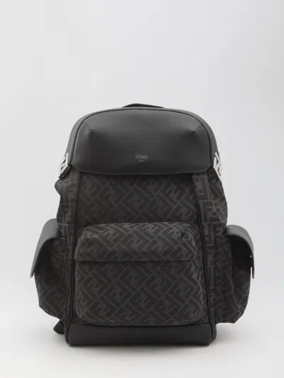 FENDI FENDI DRIVE FF JACQUARD BACKPACK