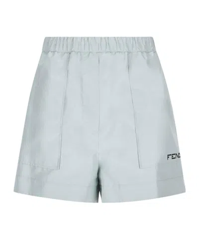 FENDI FENDI LOGO PRINTED SHORTS