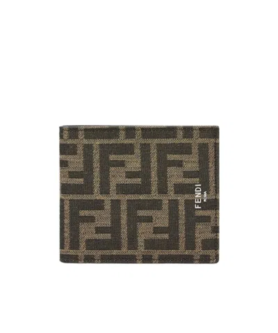 FENDI FENDI FF JACQUARD BIFOLD WALLET