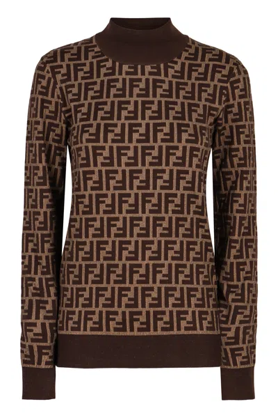 FENDI FENDI FF-JACQUARD SWEATER
