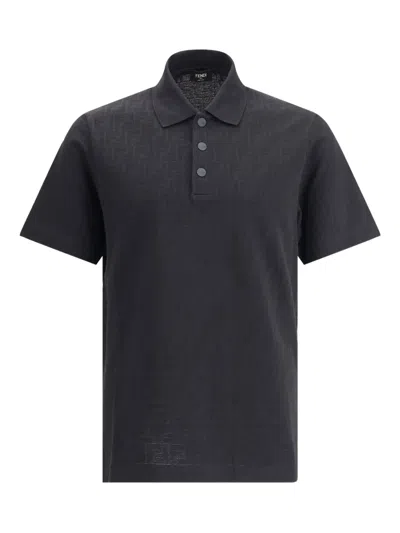FENDI FF-LOGO POLO SHIRT