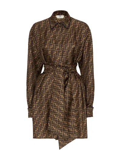 FENDI SILK SHIRTDRESS