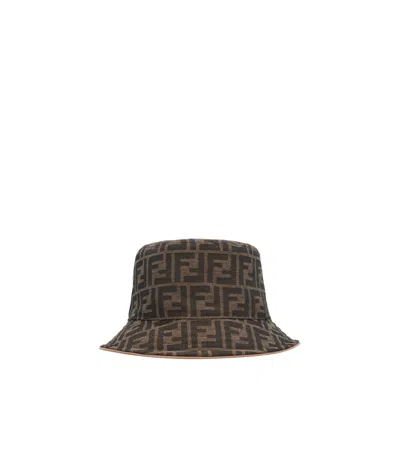 FENDI FENDI FF JACQUARD BUCKET HAT