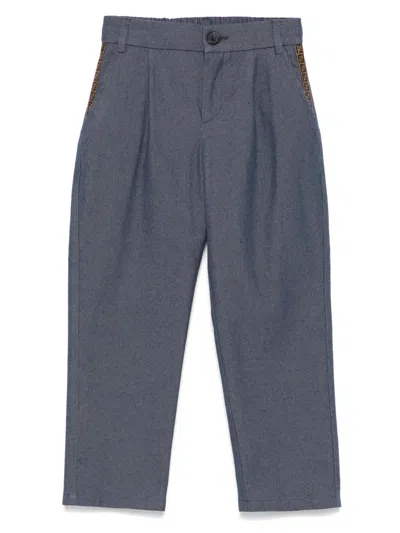 FENDI FF-MOTIF TROUSERS