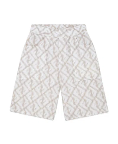 FENDI FENDI KIDS ELASTICATED WAISTBAND SHORTS