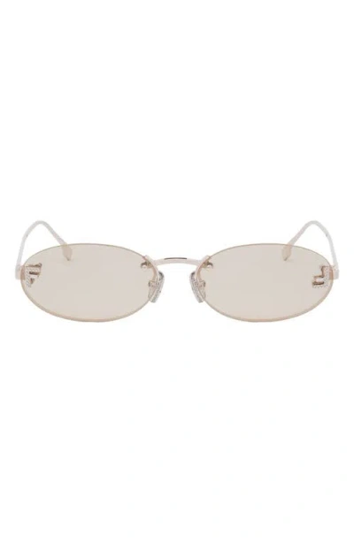 FENDI 'FENDI FIRST 54MM OVAL SUNGLASSES
