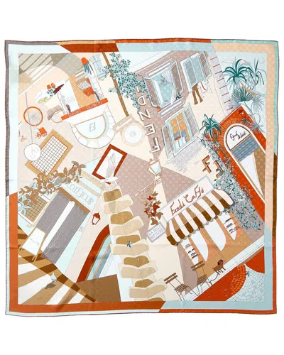 FENDI FENDI FOULARD SILK SCARF