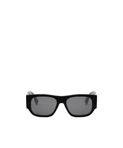 FENDI FENDI EYEWEAR RECTANGLE FRAME SUNGLASSES