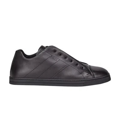 FENDI FENDI LEATHER SLIP-ON 'BLACK'