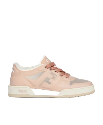 FENDI FENDI MATCH MESH LOW-TOP SNEAKERS