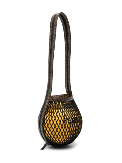 FENDI LOGO-PRINT BALL SET (SET OF TWO)