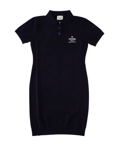 FENDI FENDI KIDS SHORT-SLEEVED POLO SHIRT DRESS