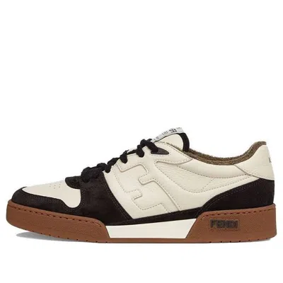FENDI FENDI Match Low Top Suede 'Black Beige'