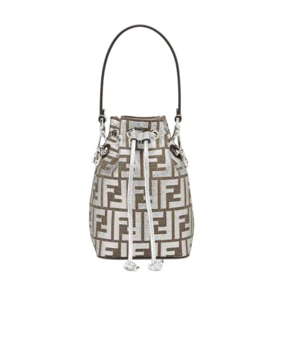 FENDI FENDI MON TRESOR LOGO DETAILED MINI BAG