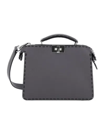 FENDI FENDI SMALL PEEKABOO SHOULDER BAG