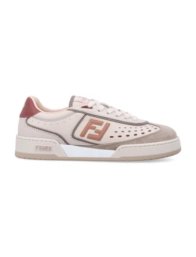 FENDI WOMEN PINK LOGO SNEAKERS, 5.5 LUXURY SNEAKERS FOR WOMEN DARVEYS
