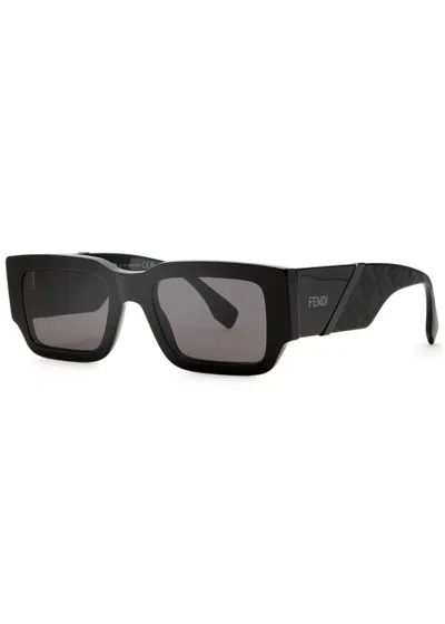 FENDI FENDI RECTANGLE-FRAME SUNGLASSES
