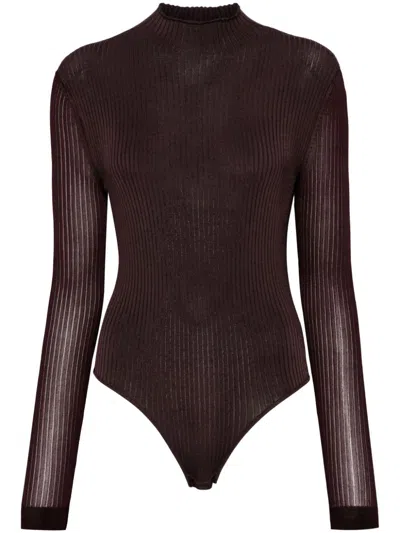 FENDI FINE-RIBBED BODYSUIT