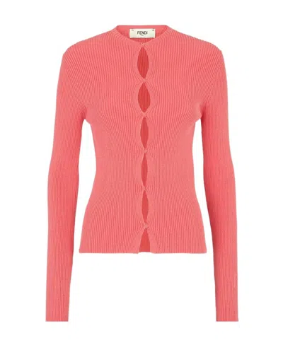 FENDI FENDI CUT-OUT KNIT TOP