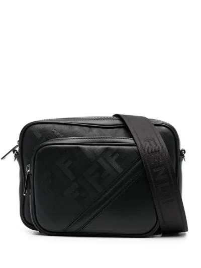 FENDI FENDI SHADOW DIAGONAL MESSENGER BAG