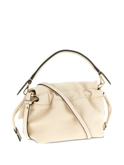 FENDI SMALL MAMMA BAGUETTE LEATHER HANDBAG