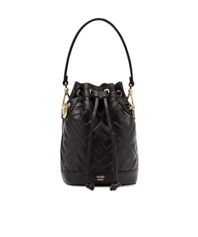 FENDI FENDI MON TRESOR FF-MOTIF BUCKET BAG