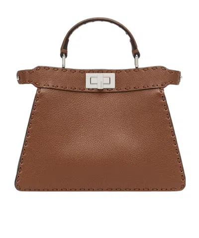 FENDI FENDI PEEKABOO ISEEU SMALL TOTE BAG