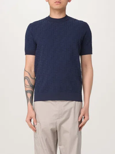 FENDI FENDI CREWNECK COTTON T-SHIRT