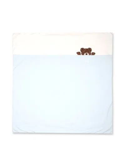 FENDI TEDDY BEAR-PRINT BLANKET