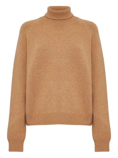 FENDI TURTLENECK LONG-SLEEVE SWEATER