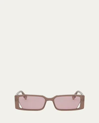 FENDI WAY RECTANGLE SUNGLASSES