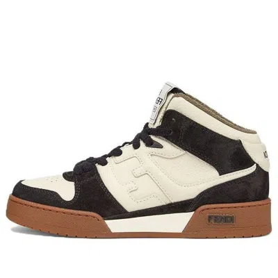 FENDI (WMNS) FENDI Match High Top 'Black White Cream'