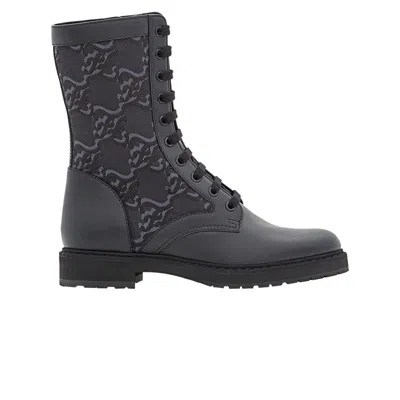 FENDI FENDI WMNS LEATHER BIKER BOOT 'BLACK'