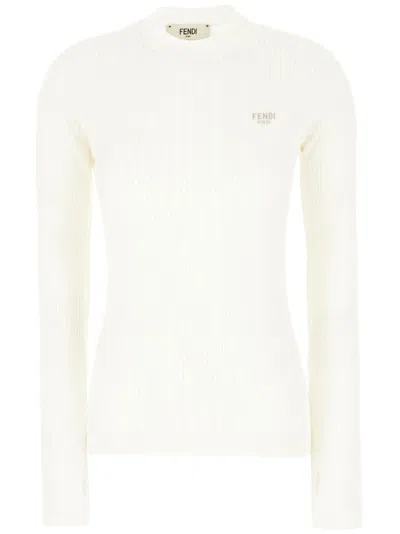 FENDI FENDI WOMEN FF MAGLIA C.ALTO