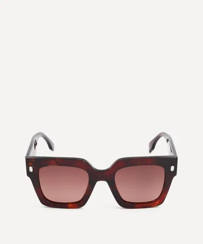 FENDI FENDI WOMEN'S ROMA OVERSIZED SQUARE SUNGLASSES