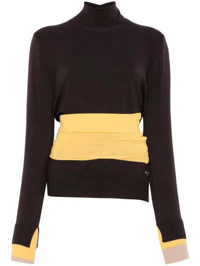 FENDI FENDI WOOL TURTLE-NECK SWEATER