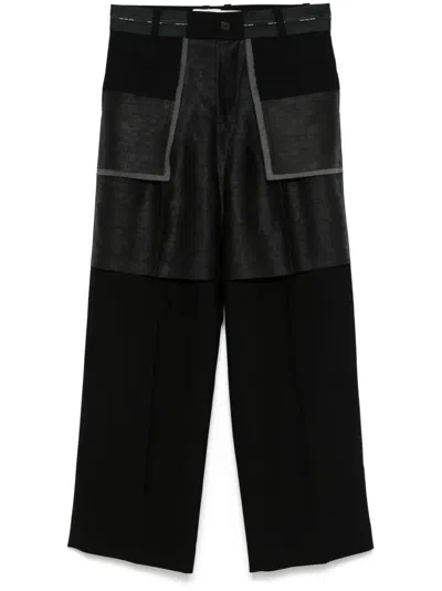 FENG CHEN WANG PATCHWORK TROUSERS