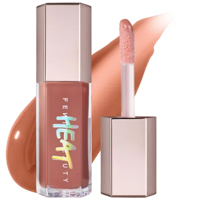 FENTY BEAUTY BY RIHANNA GLOSS BOMB HEAT UNIVERSAL LIP LUMINIZER + PLUMPER FENTY GLOW 0.30 OZ/ 9 ML