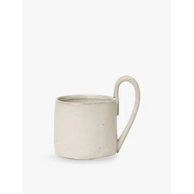 FERM LIVING OFF-WHITE SPECKLE FLOW PORCELAIN MUG 360ML