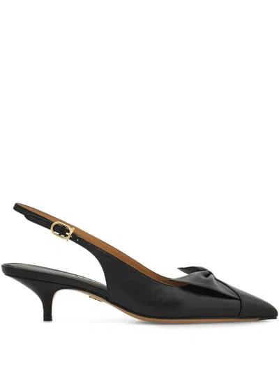 FERRAGAMO 40MM BOW SLINGBACK PUMPS