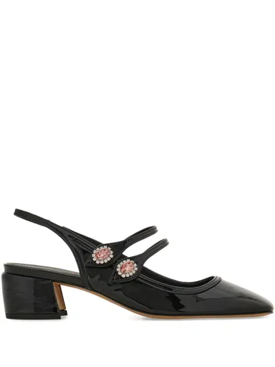 FERRAGAMO 40MM MARY JANE SLINGBACK PUMPS