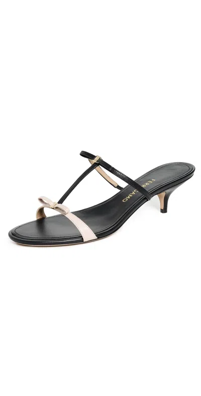 FERRAGAMO ABILI SANDALS BALLET/NERO