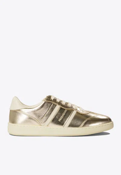 FERRAGAMO ACHILLE LOW-TOP SNEAKERS